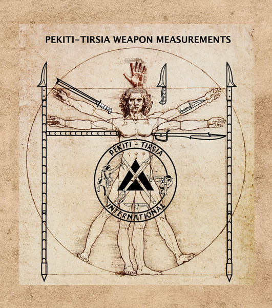 How to measure Sticks, Swords, Knives and Spears in the Pekiti-Tirsia System.