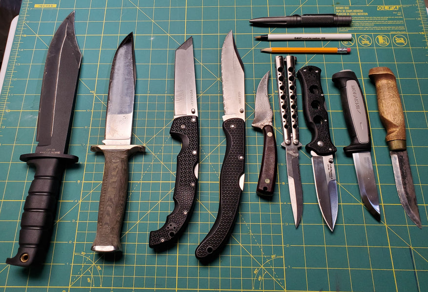 DIFFERENT KNIVES - DIFFERENT GRIPS