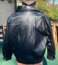 Load image into Gallery viewer, 3XL MENS LEATHER JACKET, BLACK + 4 BASIC PTI VIDEOS