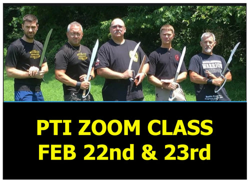 PTI MEMBERS ONLY ZOOM CLASS: Feb 22-23. (See PTI member price in details)