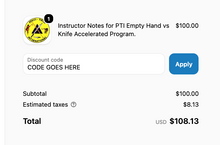 Load image into Gallery viewer, Instructor Notes for PTI Empty Hand vs Knife Accelerated Program.