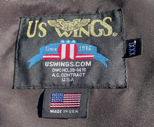 Load image into Gallery viewer, 3XL US WINGS &quot;INDY&quot; STYLE GOATSKIN LEATHER JACKET + 6 BASIC PTI VIDEOS