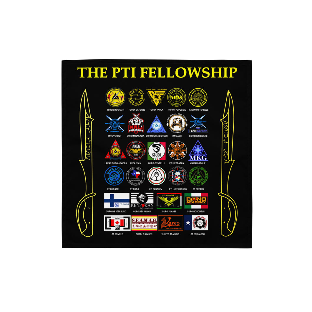 PTI FELLOWSHIP: All-over print bandana