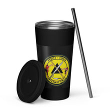 Load image into Gallery viewer, PTI Logo &amp; Fellowship Flag: Insulated tumbler with a straw. 20 oz. (600 ml). 5 Colors.