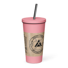 Load image into Gallery viewer, PTI LOGO, WEAPONS MAN &amp; CHART: Insulated tumbler with a straw.  20 oz. (600 ml) 5 Colors.