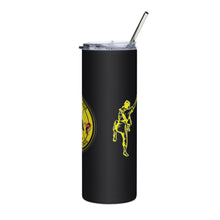 Load image into Gallery viewer, PTI LOGO &amp; FIGHTERS: Stainless steel tumbler (black or white background)