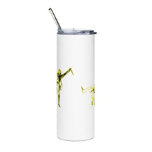 Load image into Gallery viewer, PTI LOGO &amp; FIGHTERS: Stainless steel tumbler (black or white background)