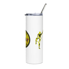 Load image into Gallery viewer, PTI LOGO &amp; FIGHTERS: Stainless steel tumbler (black or white background)