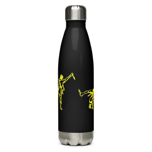 PTI LOGO & FIGHTERS: Stainless steel water bottle