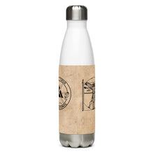 Load image into Gallery viewer, PTI LOGO, WEAPONS MAN &amp; CHART: Stainless steel water bottle