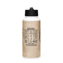 Load image into Gallery viewer, PTI LOGO, WEAPONS MAN &amp; CHART: Stainless steel water bottle with a straw lid