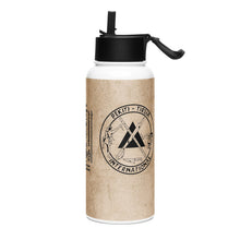 Load image into Gallery viewer, PTI LOGO, WEAPONS MAN &amp; CHART: Stainless steel water bottle with a straw lid