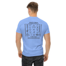 Load image into Gallery viewer, PTI WEAPONS MAN &amp; CHART classic tee. 10 Colors.