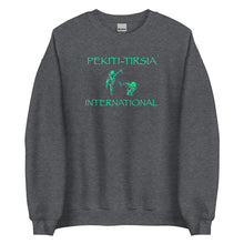 Load image into Gallery viewer, PTI Sweatshirt. Pekiti Fighters front, Footwork Diagram back. Green Ink on 5 Color Options.