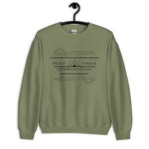 BOTHOAN NG LATORRE & PTI SWORDS Crewneck Sweatshirt, Black Ink on 5 Color Options