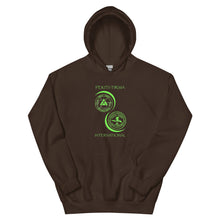 Load image into Gallery viewer, GURO DAN&#39;S JOINT PTI-TERRELL HOODED SWEATSHIRT: Black Ink. 10 Color options.