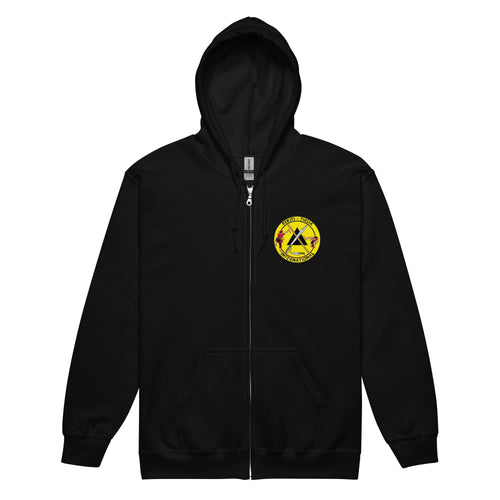 PTI Zip Hoodie w/ Logo & Warrior Shield. 6 Color Options