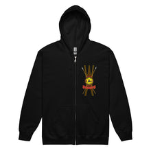 Load image into Gallery viewer, PTI Zip Hoodie w/ Warrior Shield Front &amp; Back. 6 Color Options