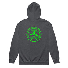 Load image into Gallery viewer, GURO DAN&#39;S JOINT PTI-TERRELL ZIP HOODIE: Green Ink. 4 Color options.