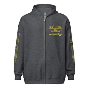 PTI "THE WORKS" Swords and Footwork zip hoodie