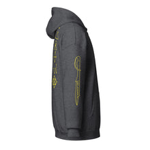 Load image into Gallery viewer, PTI &quot;THE WORKS&quot; Swords and Footwork zip hoodie