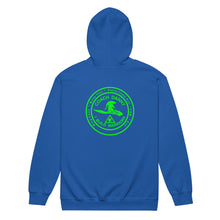 Load image into Gallery viewer, GURO DAN&#39;S JOINT PTI-TERRELL ZIP HOODIE: Green Ink. 4 Color options.
