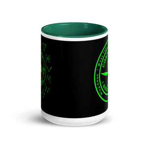 PTI & COACH DANNY FELLOWSHIP 15oz Mug with Green Color Inside & Handle