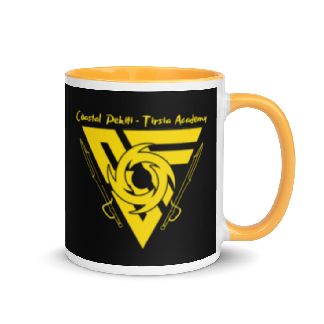 PTI & Faulk Fellowship 11oz Mug with Yellow Color Inside & Handle