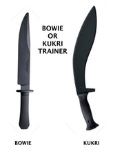 Load image into Gallery viewer, 1 Cold Steel Rubber Bowie or Kukri &amp; Combat with Big Blades video