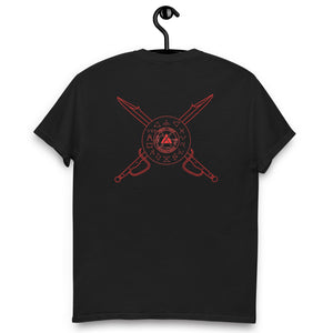 PTI T-Shirt, 6 Color Options. Red Ink front, Swords & Footwork Shield back.