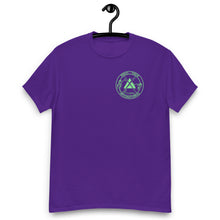 Load image into Gallery viewer, PTI T-Shirt. 4 Color Options, Green Ink Logo front, Footwork Diagram back