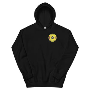 PTI HOODIE, 5 COLOR OPTIONS : Color logo front, Fighters & Footwork back