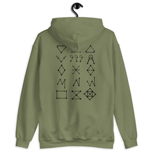 PTI Hoodie. PTI Fighters front. Footwork Diagram back. 6 Color Options