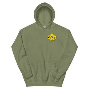 PTI HOODIE, 5 COLOR OPTIONS : Color logo front, Fighters & Footwork back